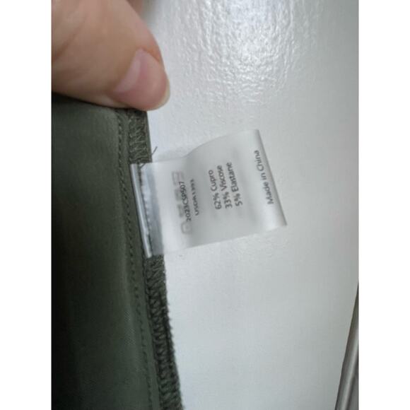 NWT Universal Standard Geneva Sage Green Asymmetric Maxi Dress Size X-Large XL - Picture 9 of 10